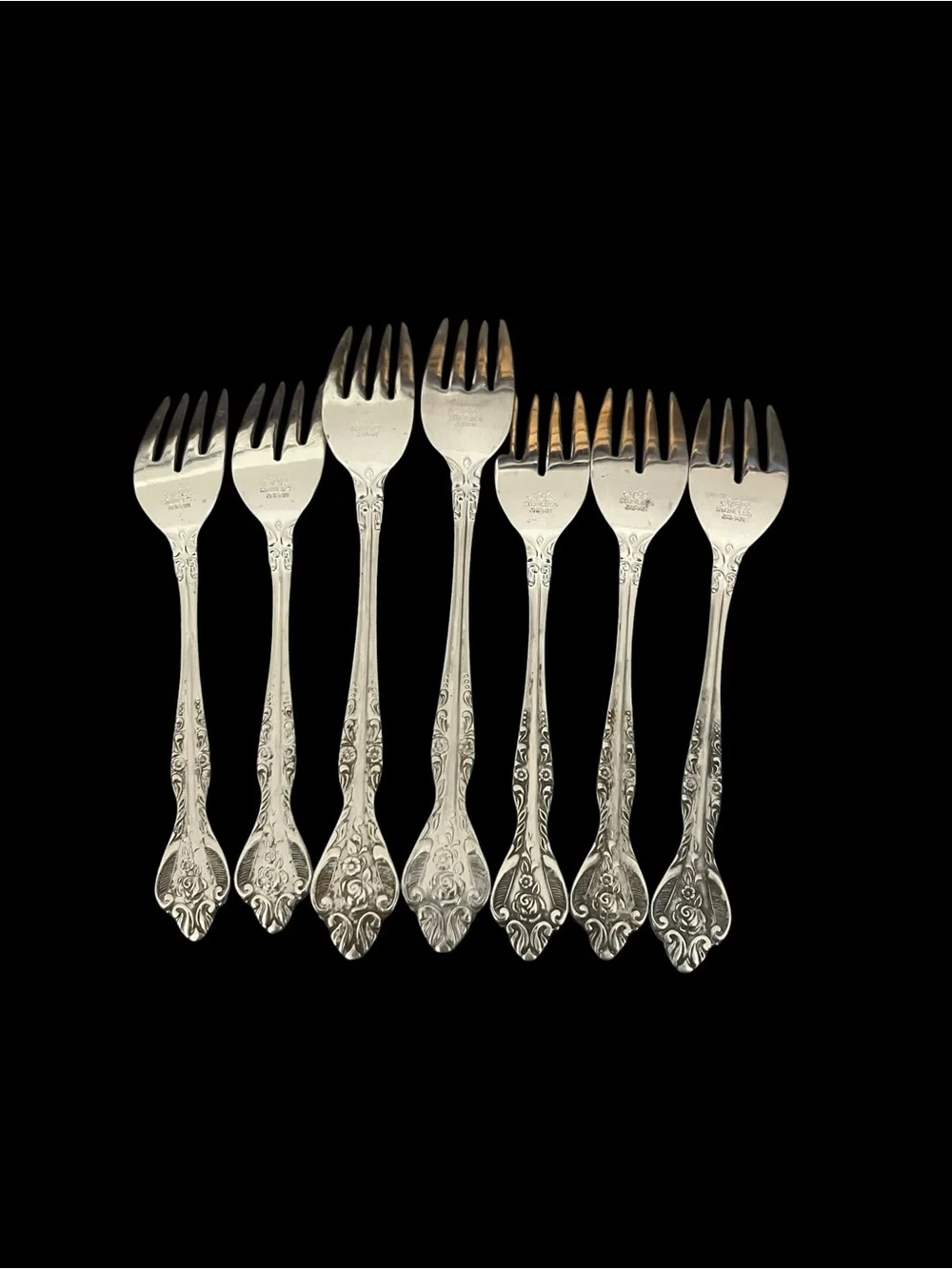 Towle Stainless Flatware TWS275 Pattern SCC Japan Forks 7 Pc Mixed Lot